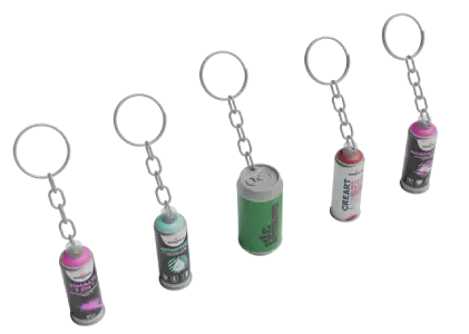 Llaveros personalizados en 3D 6 002